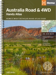 TOURING ATLAS HEMA AUSTRALIAN ROAD & 4WD HANDY 13TH