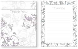PAD THANK YOU SILVER LINEWORK