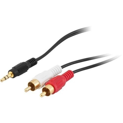 20MT STEREO 3.5MM PLUG TO 2X RCA LEAD