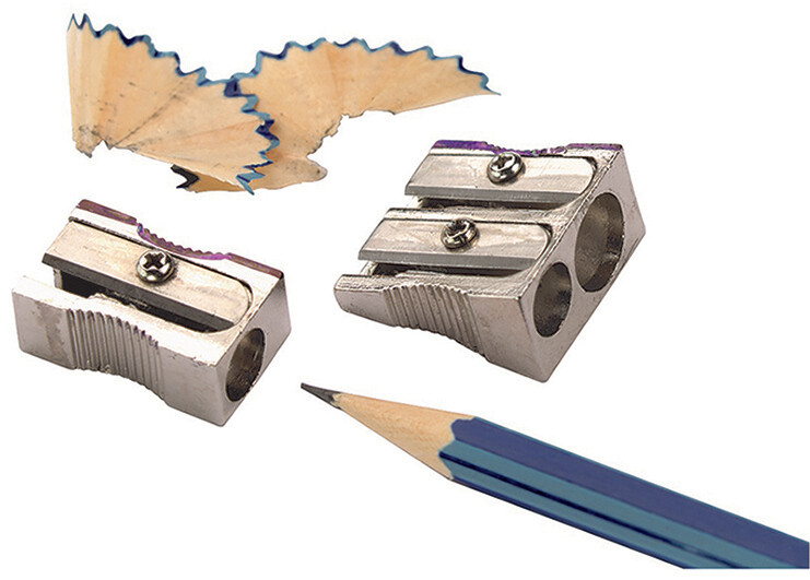 SP- PENCIL SHARPENER MARBIG METAL 1 HOLE BX48