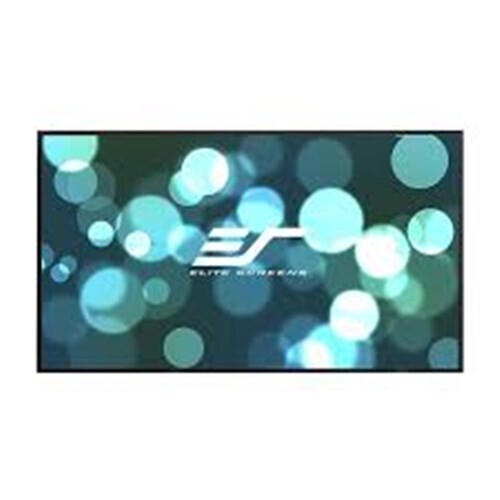 120" FIXEDFRAME 16:9 PROJECTOR SCREEN  EDGE FREE ULTRA THINVE LVET TAPE-AEON CINE GREY 3D