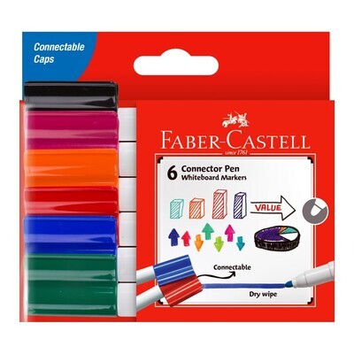 MARKER WHITEBOARD FABER-CASTELL CONNECTOR WLT6