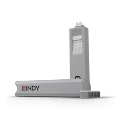 Lindy USB-C Port Blockers & Key - 4 Pack (White)