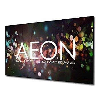 110" FIXED FRAME 16:9 PROJECTOR SCREEN  EDGE FREE ULTRA THIN VELVET TAPE - AEON