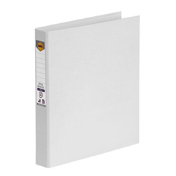 BINDER MARBIG A4 PE 2 D-RING 25MM WHITE