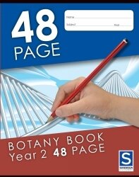 BOTANY BOOK SOVEREIGN 225X175MM YEAR 2 RULED 48PG