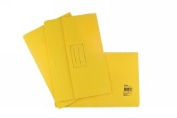 DOCUMENT WALLET STAT FC BOARD YELLOW