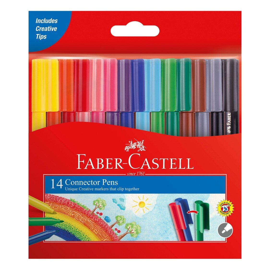 MARKER FABER-CASTELL CONNECTOR PENS ART SET WLT14