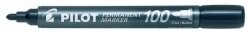 MARKER PILOT 1.0MM PERMANENT SCA-100 BULLET TIP FINE BLACK