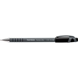 PEN PAPERMATE 1.0MM FLEX GRIP ULTRA STICK BALLPOINT BLACK BX12