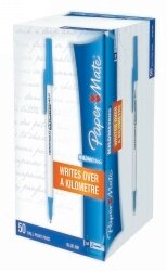 PEN PAPERMATE BP KILOMETRICO MEDIUM BLUE BX50