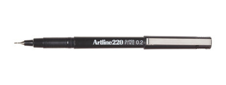 PEN ARTLINE FINELINER 220 0.2MM SUPERFINE BLACK