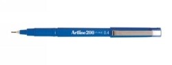 PEN ARTLINE FINELINER 200 0.4MM FINE BLUE