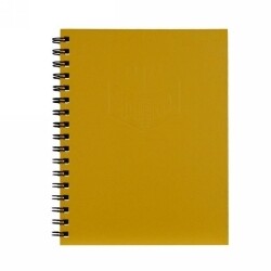 NOTEBOOK SPIRAX 511 A5 H/C YELLOW