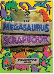 SCRAPBOOK OLYMPIC MEGASAURUS 335X240MM BOND 64PG