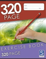 EXERCISE BOOK SOVEREIGN 225X175MM 8MM RULED 320PG