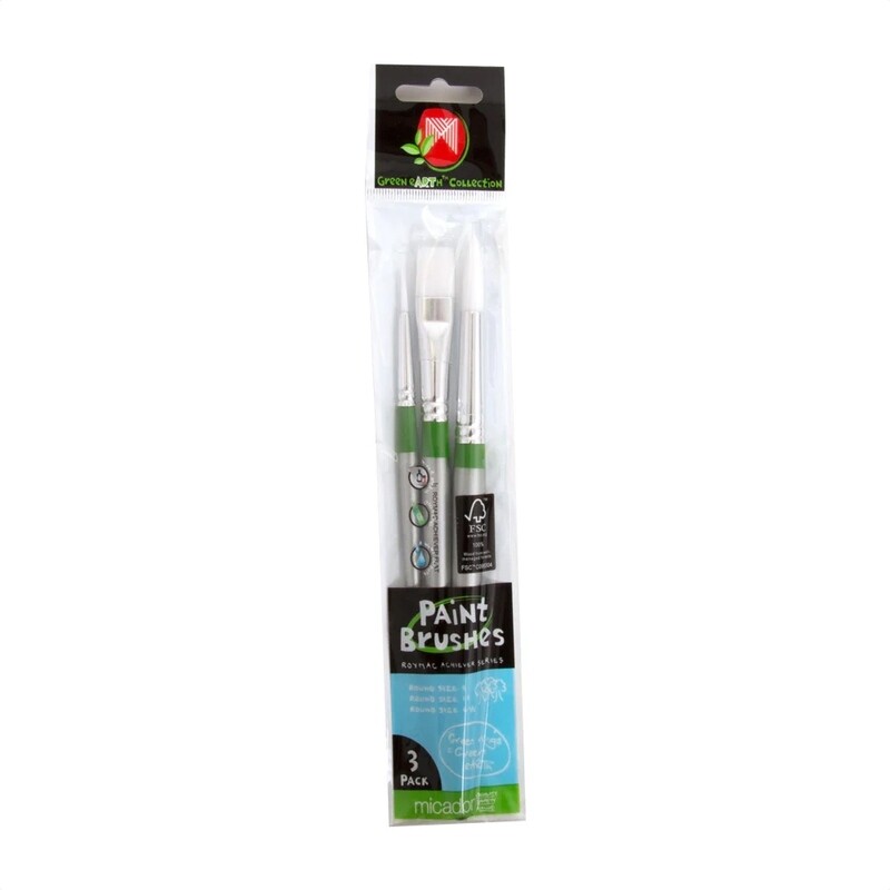 PAINT BRUSH MICADOR TAKLON ACHIEVER SERIES PK3 FSC 100%