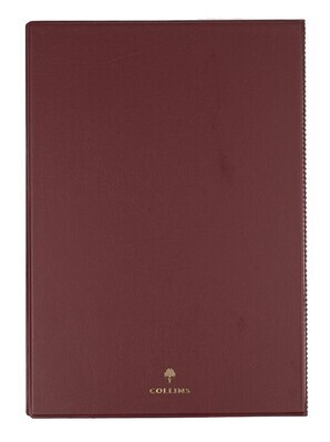 DIARY 2024 COLLINS BELMONT A4 247.V78 PVC 2DTP CHERRY RED