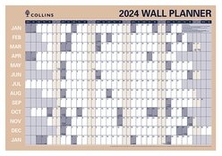 PLANNER 2024 COLLINS 686X990MM WP900D LAMINATED ROLL UP DISP15