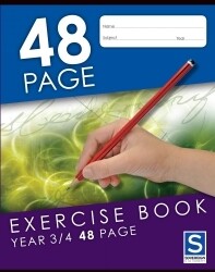 EXERCISE BOOK SOVEREIGN 225X175MM YEAR 3/4 RULED 48PG