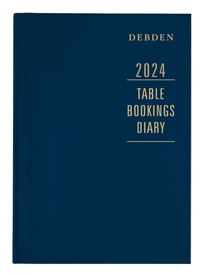 DIARY 2024 COLLINS COLLINS A4 TBD.P59 TABLE BOOKING 2PTD BLUE