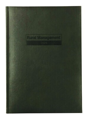 DIARY 2024 COLLINS RURAL A4 MANAGEMENT WTV GREEN