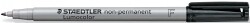 MARKER OHP STAEDTLER 316 WATER SOL F BLACK