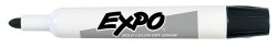 MARKER WHITEBOARD EXPO LOW ODOR BULLET TIP BLACK BX12