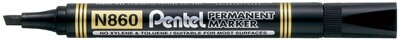 MARKER PENTEL N860 CHISEL BLACK