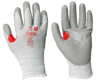 Fortis Cut 5/E, PU Coated Ext Cuff 5cm Gloves