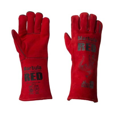 Martula Red Welder, Leather Gloves
