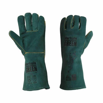 Martula Green L/H, Leather Gloves