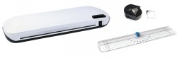 LAMINATOR STAT A3 WITH TRIMMER AND CORNER CUTTER WHITE