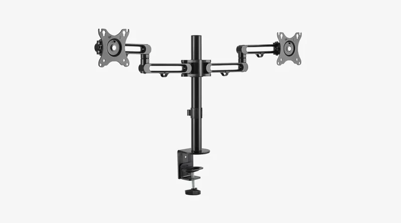 Premium Articulating Aluminium Monitor Arm, Dual