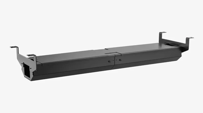 Adjustable Cable Tray for Back-to-Back Standing Desk