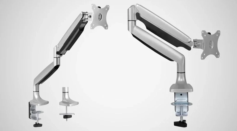 Gas Spring Monitor Arm Monitor Desk Mount, Single