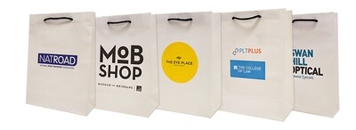 Paper Bag White Small Boutique