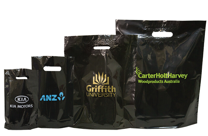 Black Plastic Carry Bag Gift
