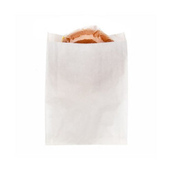 White Grease Resistant Bags