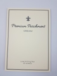 SP- PAD OZCORP 19X14CM PREMIUM PARCHMENT PAPER CREAM