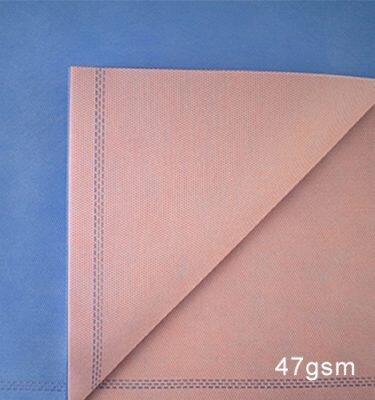 UHM SMMMS STERILATION WRAPS DUAL LAYER 47gsm- LIGHT BLUE/PINK