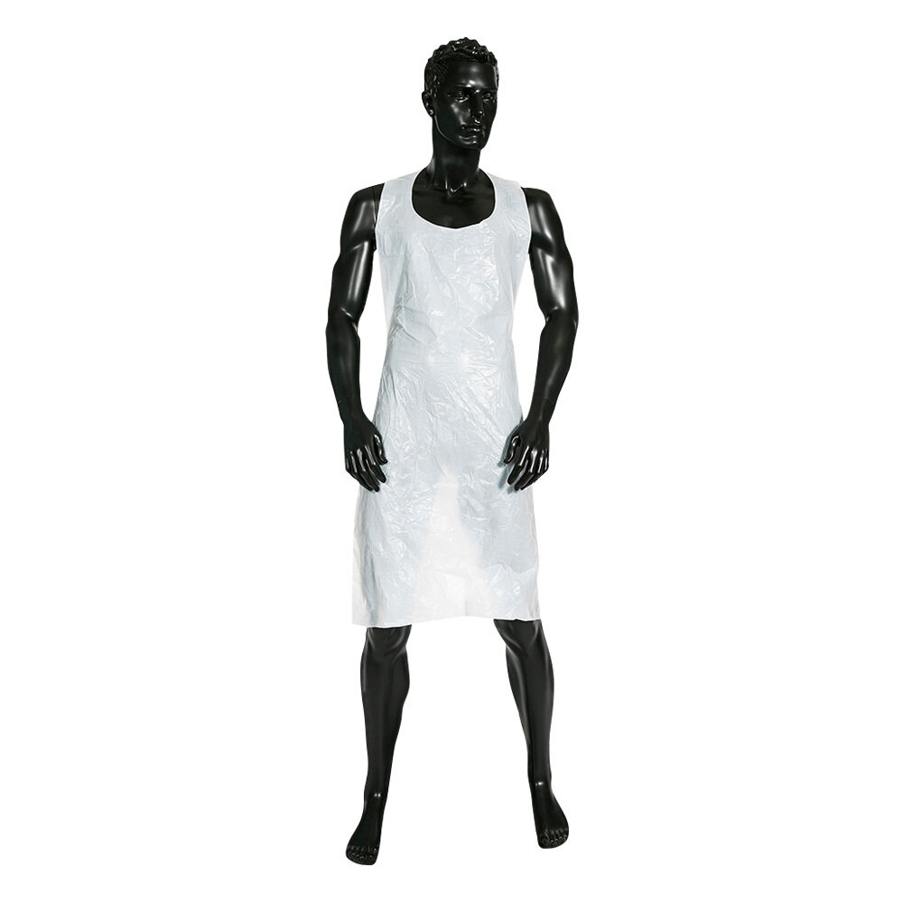 ULTRA HEALTH APRON PE WHITE- 100 Pack