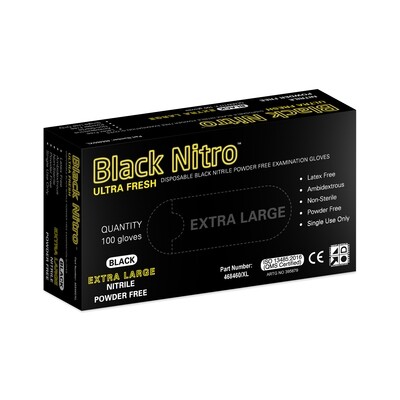 BLACK NITRO GLOVES PF WEIGHT 100 BOX