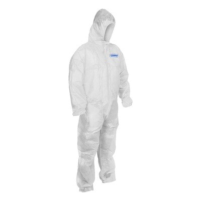 COMBAT POLYPROPLYENE COVERALLS - WHITE
