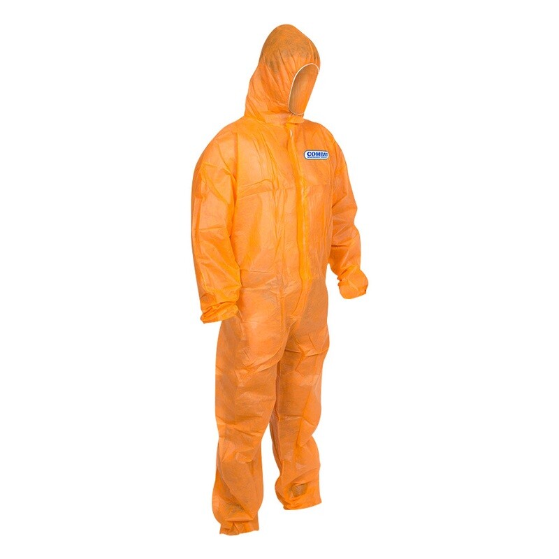 COMBAT POLYPROPLYENE COVERALLS - ORANGE