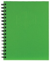 NOTEBOOK SPIRAX 511 A5 H/C GREEN