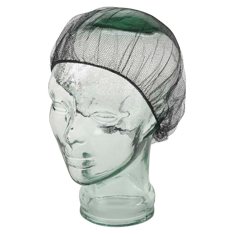 HAIRNET NYLON 21" BLACK - 100 PACK
