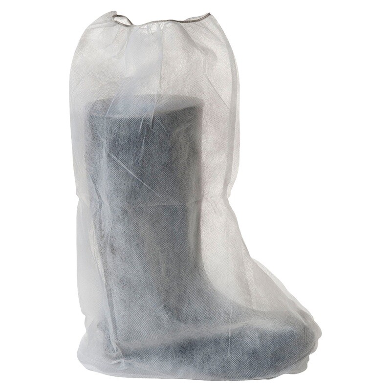 ULTRA HEALTH BOOTCOVER PP ANTI-SKID PVC DOT WHITE