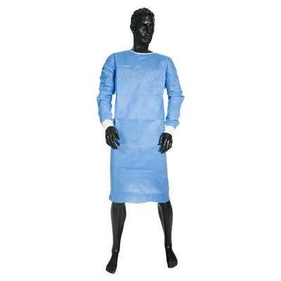 ULTRA HEALTH SURGICAL GOWN STERILE SMMS AAMI 3 BLUE + HUCK TOWEL DRAPE PACK