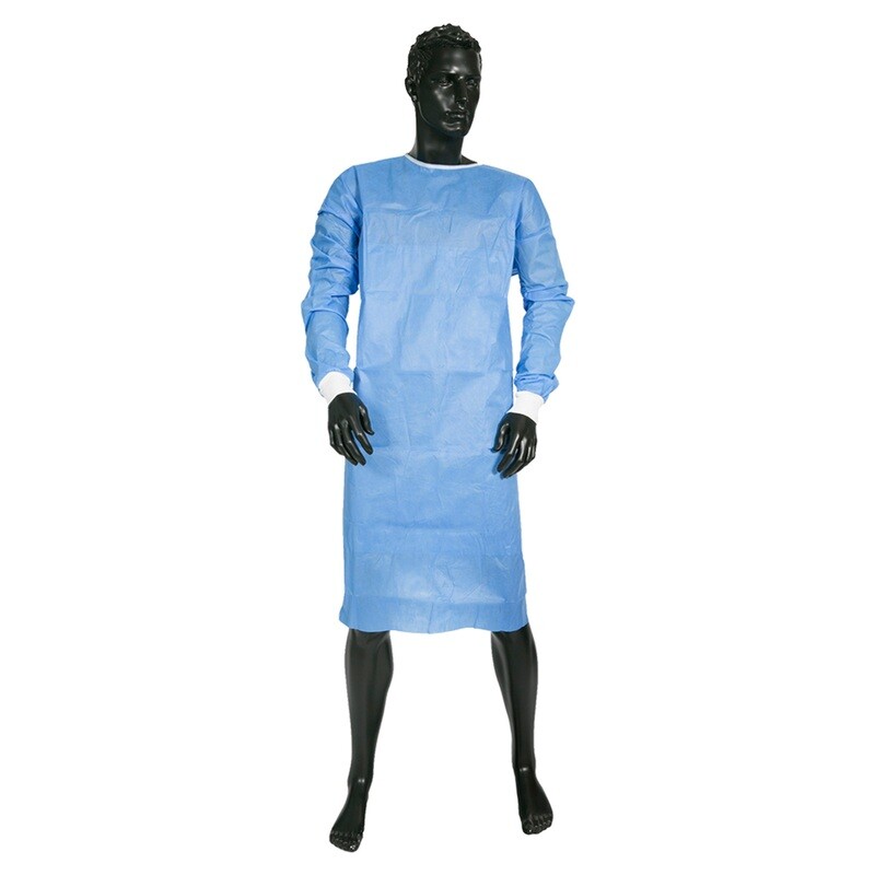 ULTRA HEALTH SURGICAL GOWN STERILE SMMS AAMI 3 BLUE + HUCK TOWEL DRAPE PACK